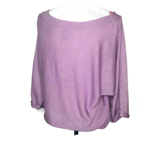 Soho lavender sweater size small/medium.3/4 sleeve - Picture 2 of 5